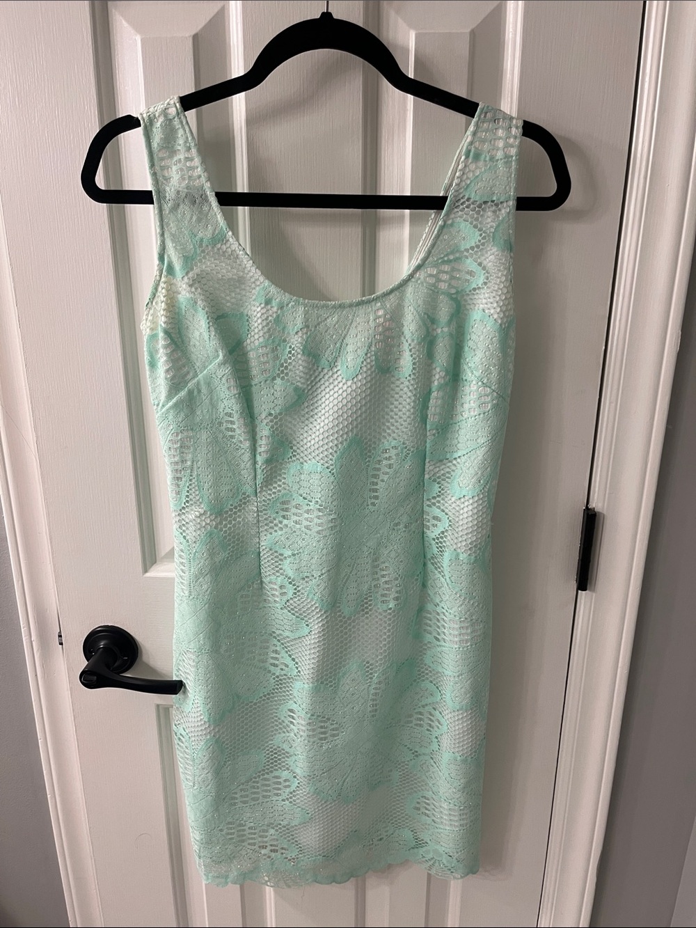 Lilly Pulitzer Mint Lace Sheath Dress
